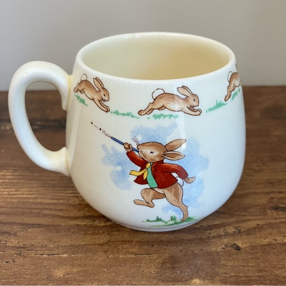 1959-1975 Royal Doulton Bunnykins "Disturb father" One handle mug - Picture 2 of 6